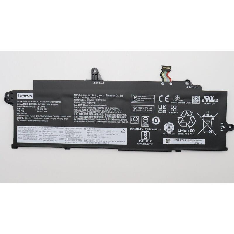 Battery Internal, 4c, 57wh,  Liion, Lges