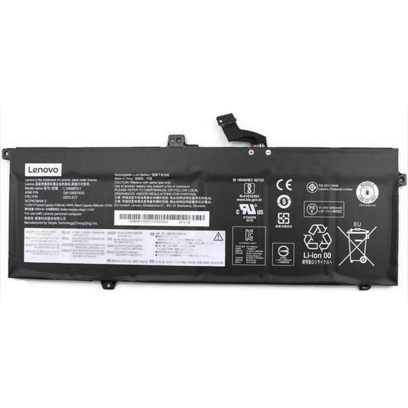 Battery Internal, 6c, 48wh, - Liion, Smp - Warranty: 3m