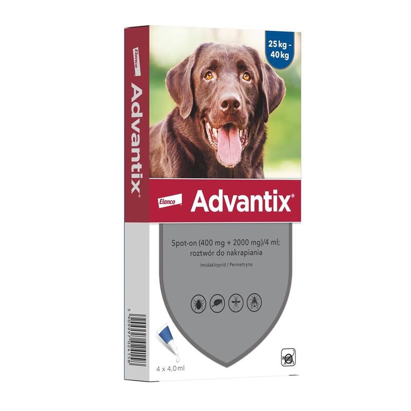 Bayer Advantix - Gotas Antiparasitarias Para Perros L - 4 X 4 Ml