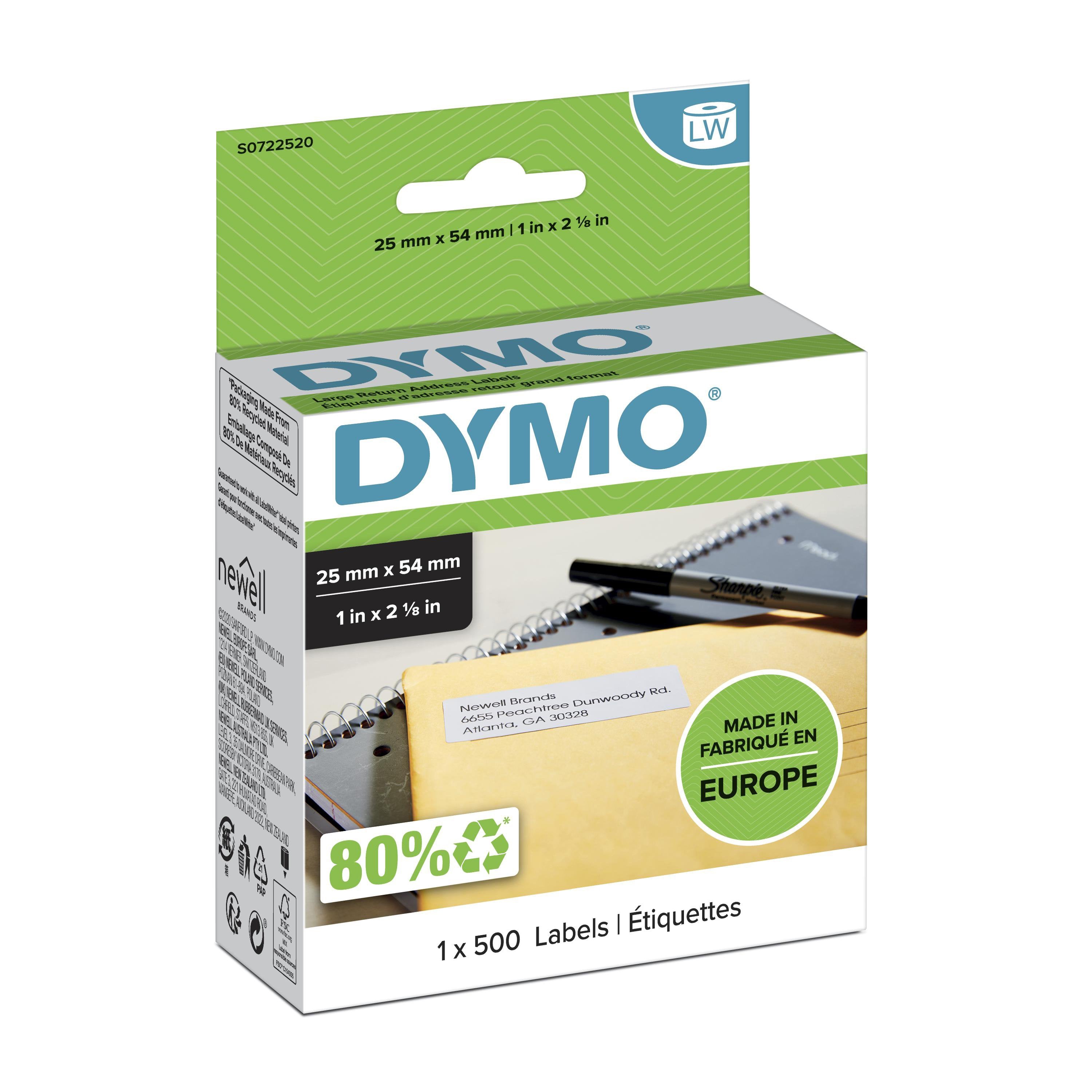 EAN 5411313113526 - DYMO LW Blanco Etiqueta para impresora autoadhesiva imagen 2