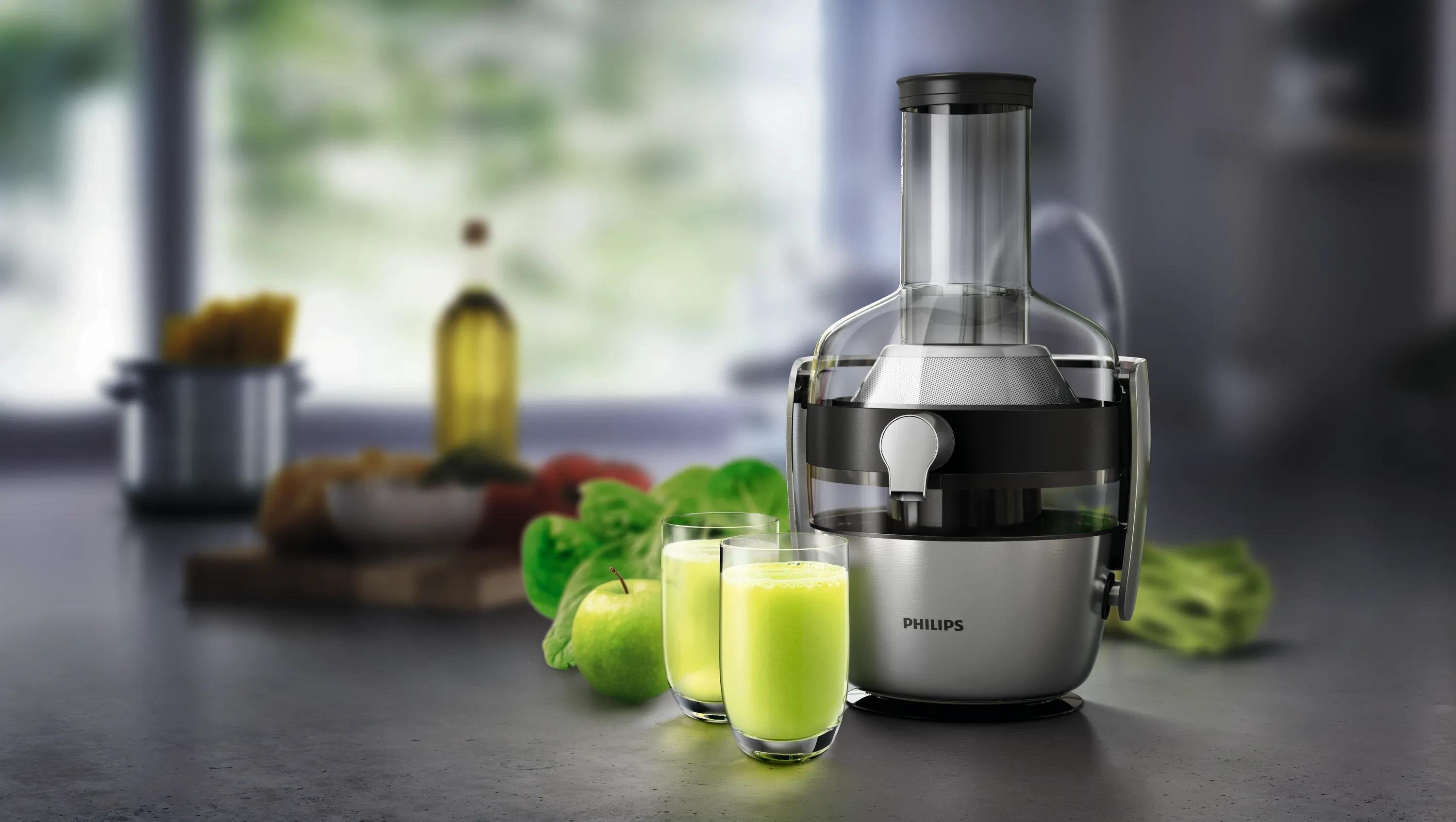 EAN 8710103777366 - Philips Avance Collection HR1921/20 exprimidor 1100 W Negro, Plata, Transparente imagen 5