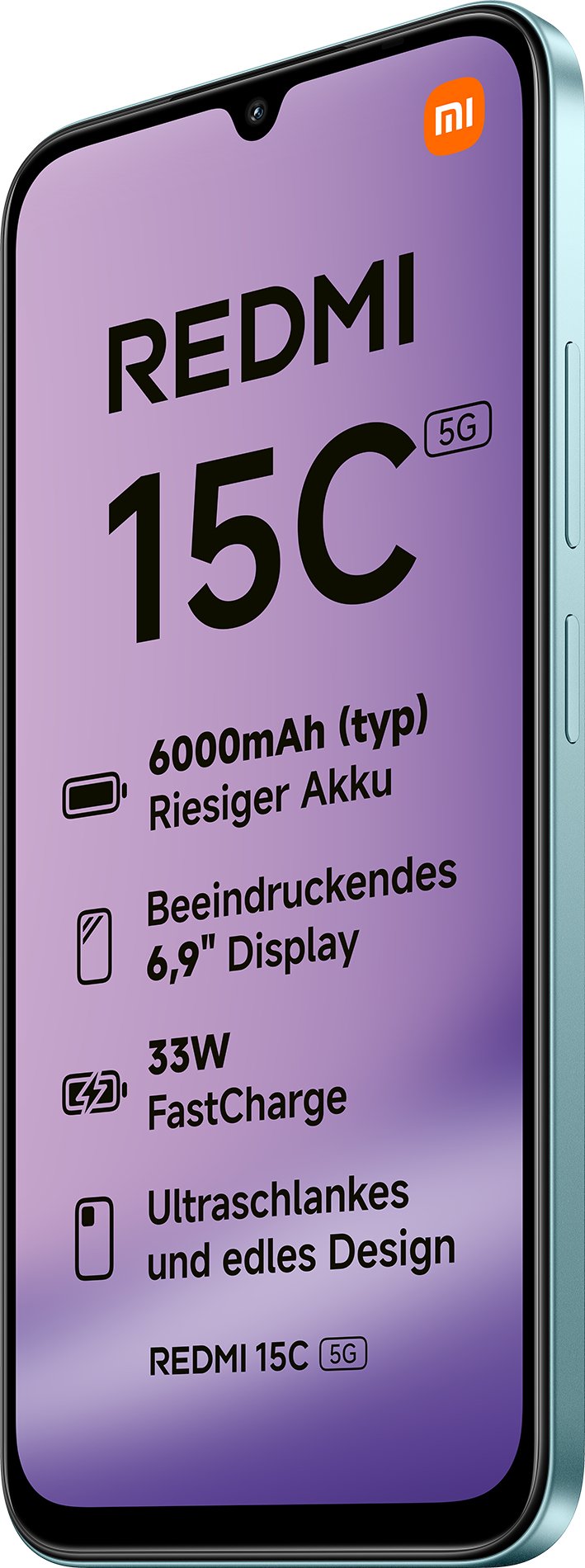 Xiaomi Redmi 15c 5g Dual Sim 4gb Ram 128gb - Mint Green