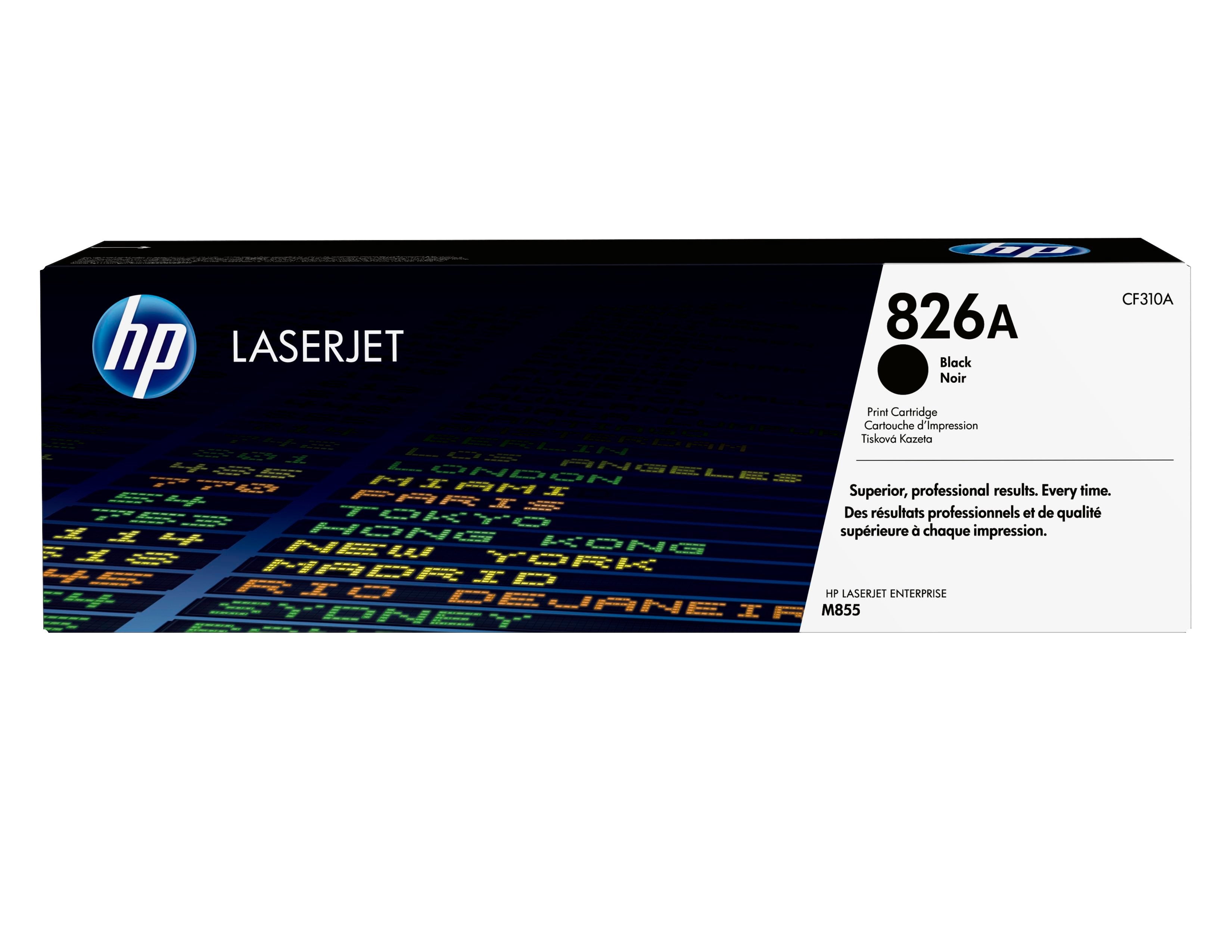 EAN 0887111323873 - HP 826A Black Original LaserJet Toner Cartridge cartucho de tóner 1 pieza(s) imagen 1