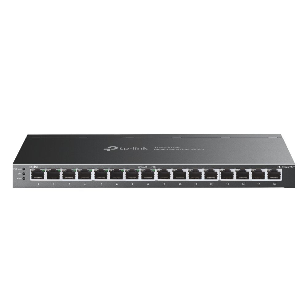 EAN 4897098689349 - TP-Link JetStream TL-SG2016P switch L2/L3/L4 Gigabit Ethernet (10/100/1000) Energía sobre Ethernet (PoE) imagen 1