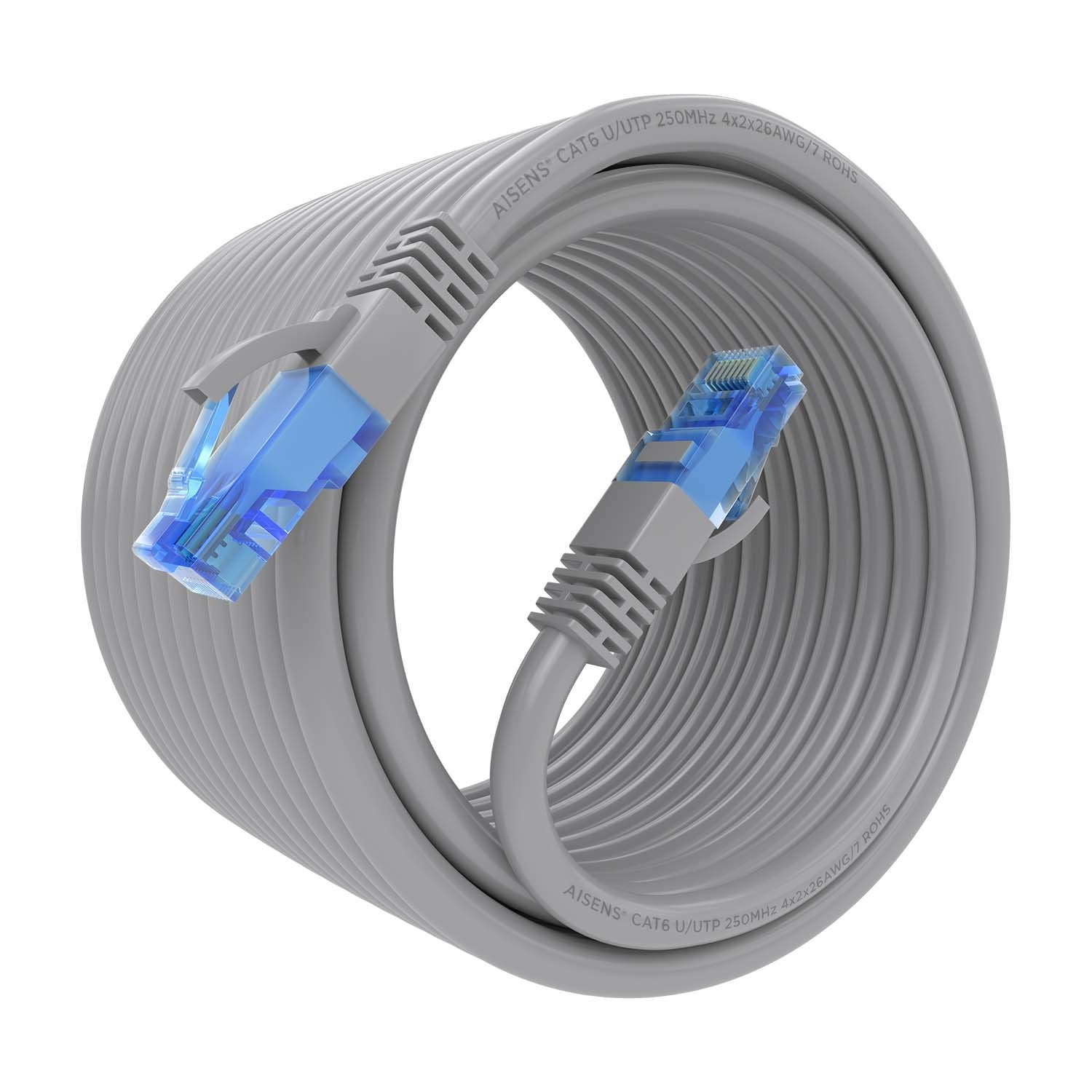 Aisens Cable De Red Rj45 Cat.6 Utp Awg26 Cca - 7.50m - Gris