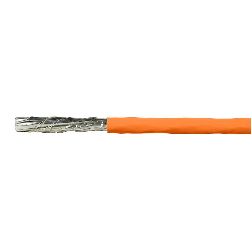 Bobina Cat 7 S-Ftp 50m Instalacion Naranja Awg23 Dca