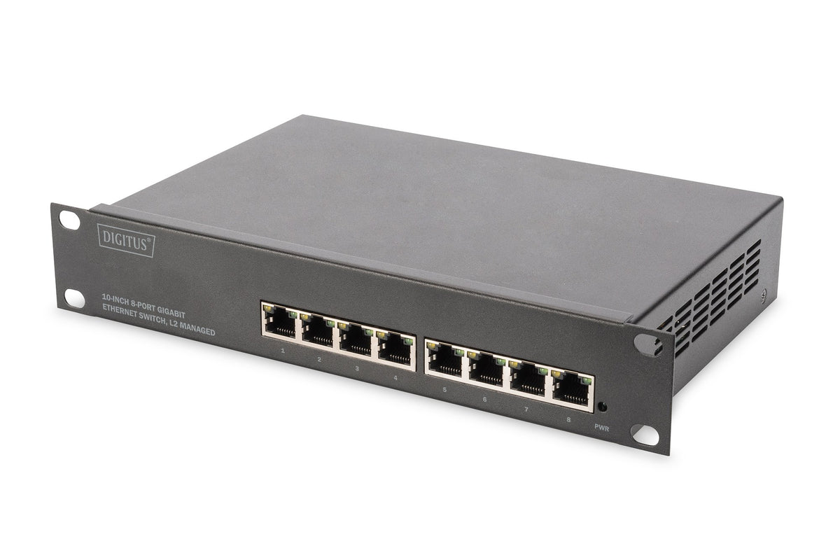 EAN 4016032464358 - Digitus DN-80117 switch L2+ Gigabit Ethernet (10/100/1000) Negro imagen 1