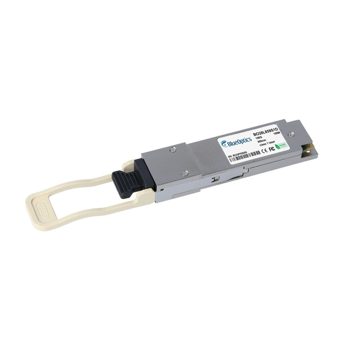 Blueoptics Infinera Tom-100g-Q-Sr4 Blueoptics Bo28l859s1d Qsfp28 Transceiver, Mpo, 100gbase-Sr4, Multimode Fiber, 4x850nm, 100 M