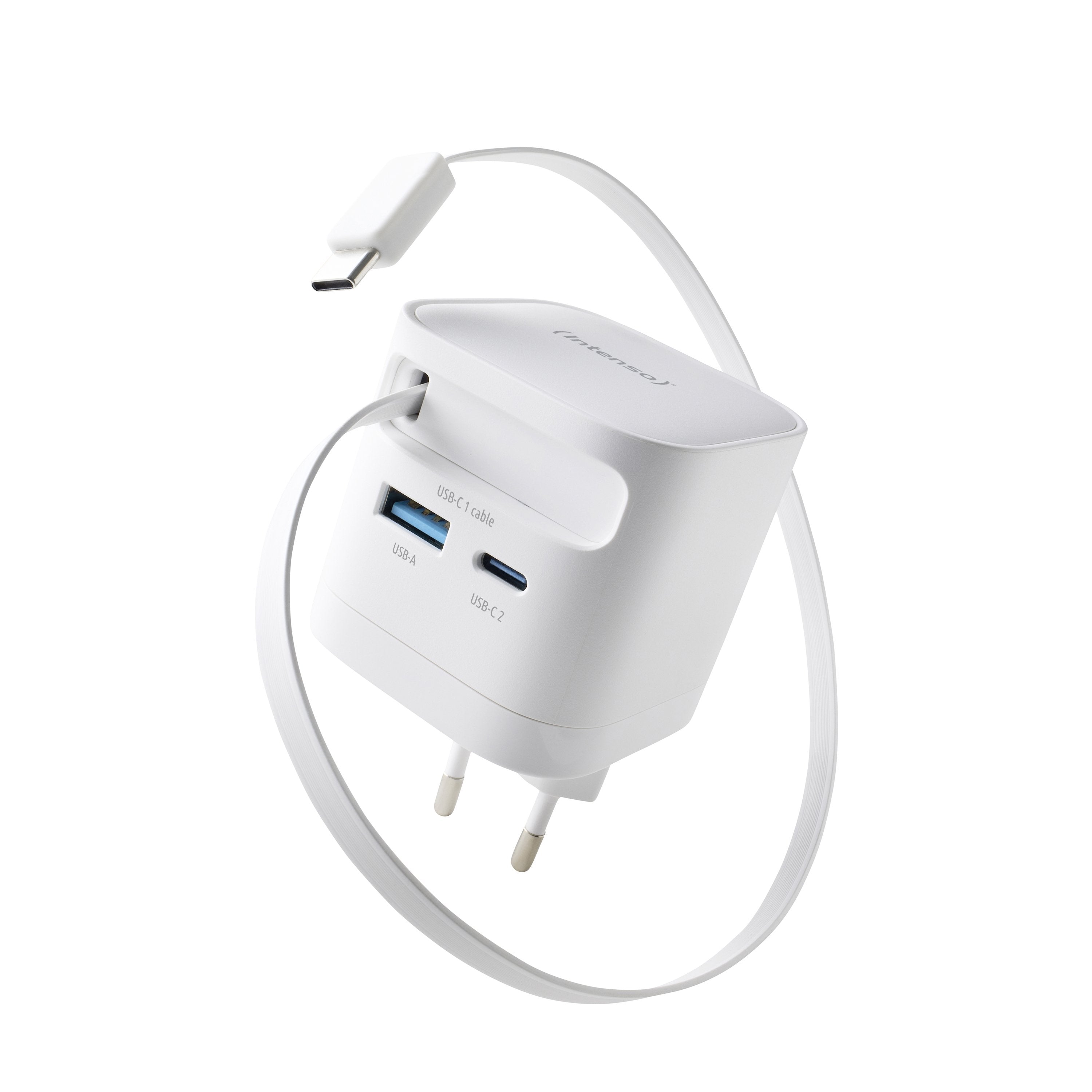 Intenso Compact Fam Charger 65w Usb-C Usb-A Blanco