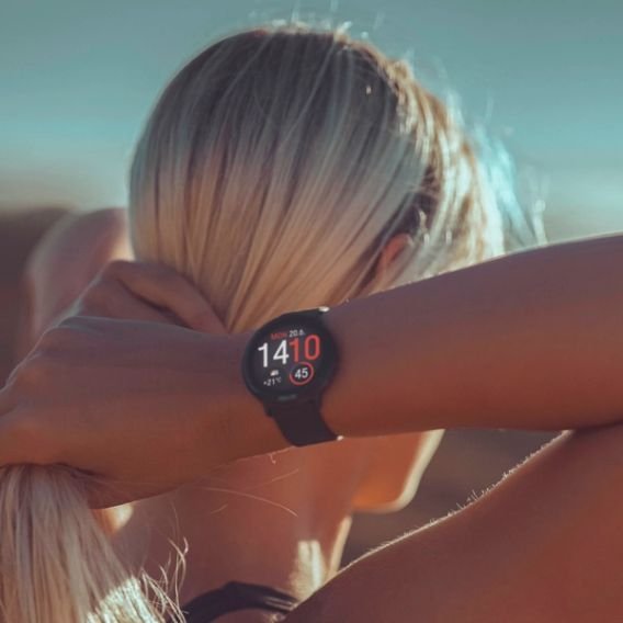 Polar Ignite 3 Titanium Leather- And Silicone Band