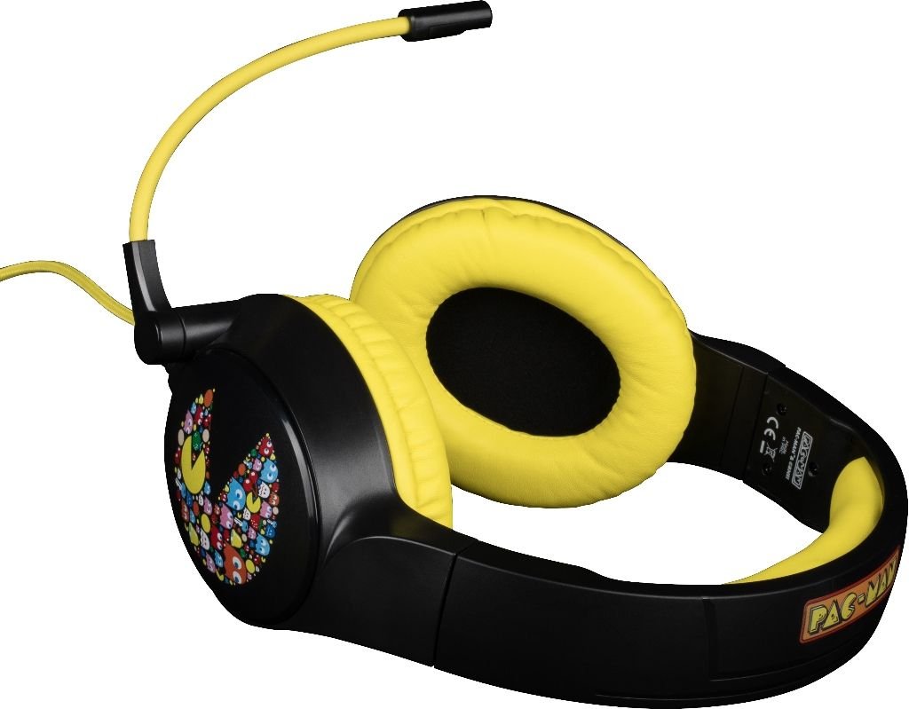 Auriculares Konix Pacman Usb Tipo A Negro, Amarillo