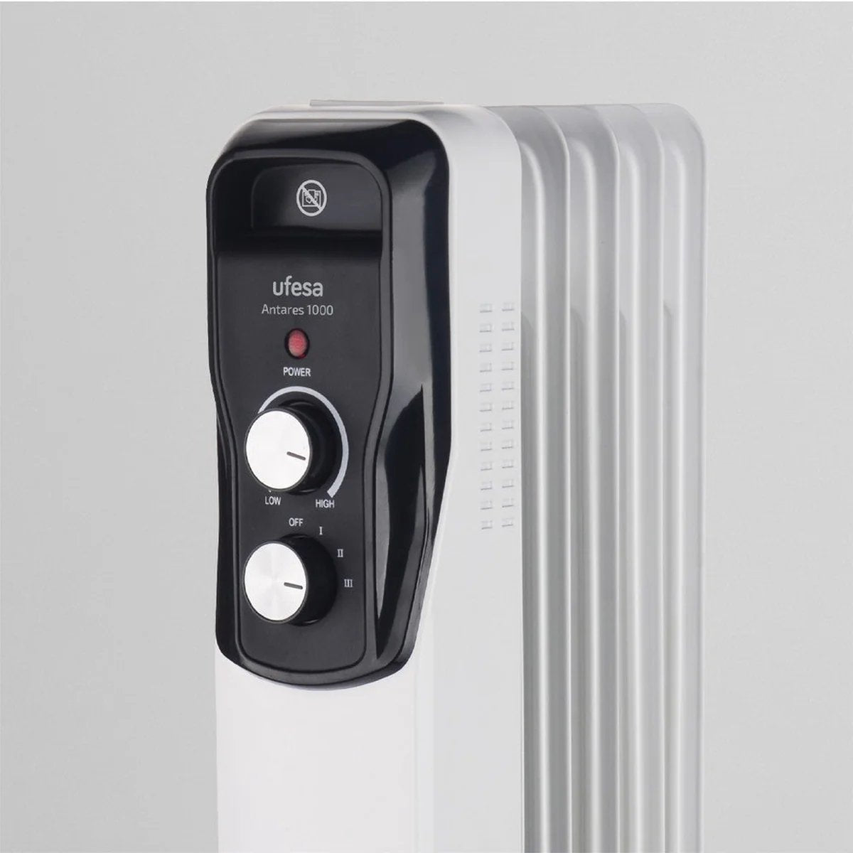 EAN 8422160057205 - Ufesa Antares 1000 Interior Negro, Blanco 1000 W Radiador de aceite eléctrico imagen 2