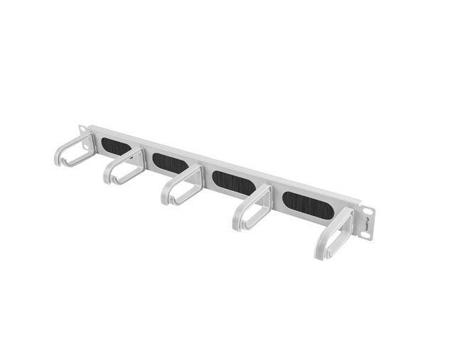 Lanberg Ak-1203-S Panel De Cepillo Para Gestión De Cables Tipo B, 19, 1u, Gris