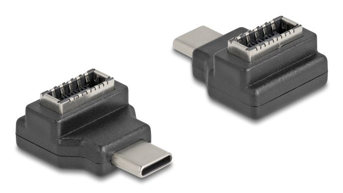 Delock Adaptador Usb 10 Gbps Usb Tipo-C Macho A Typ-E Key A Hembra Negro
