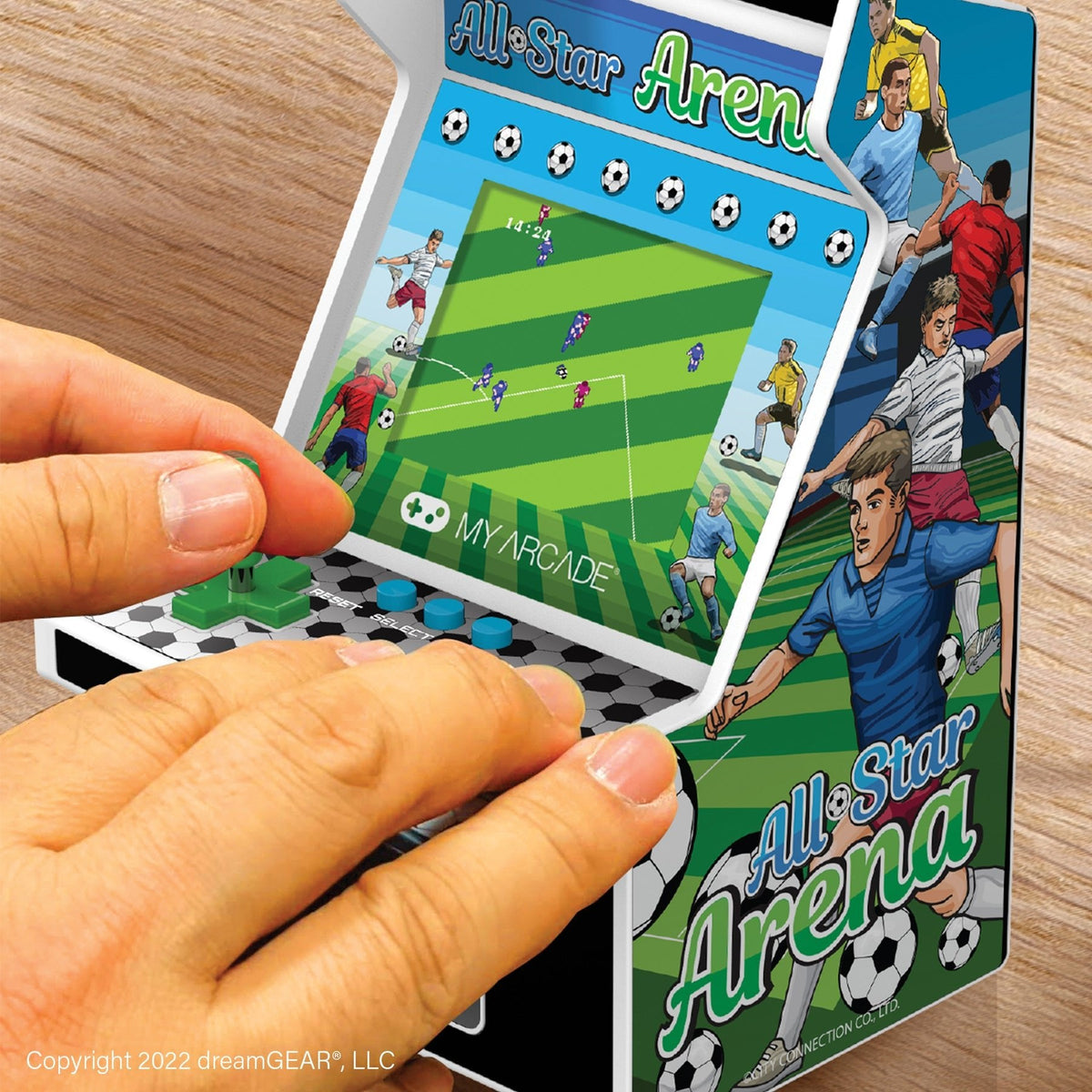 My Arcade Micro Player Allstar Arena 308 Games 6.75" Dgunl-4125