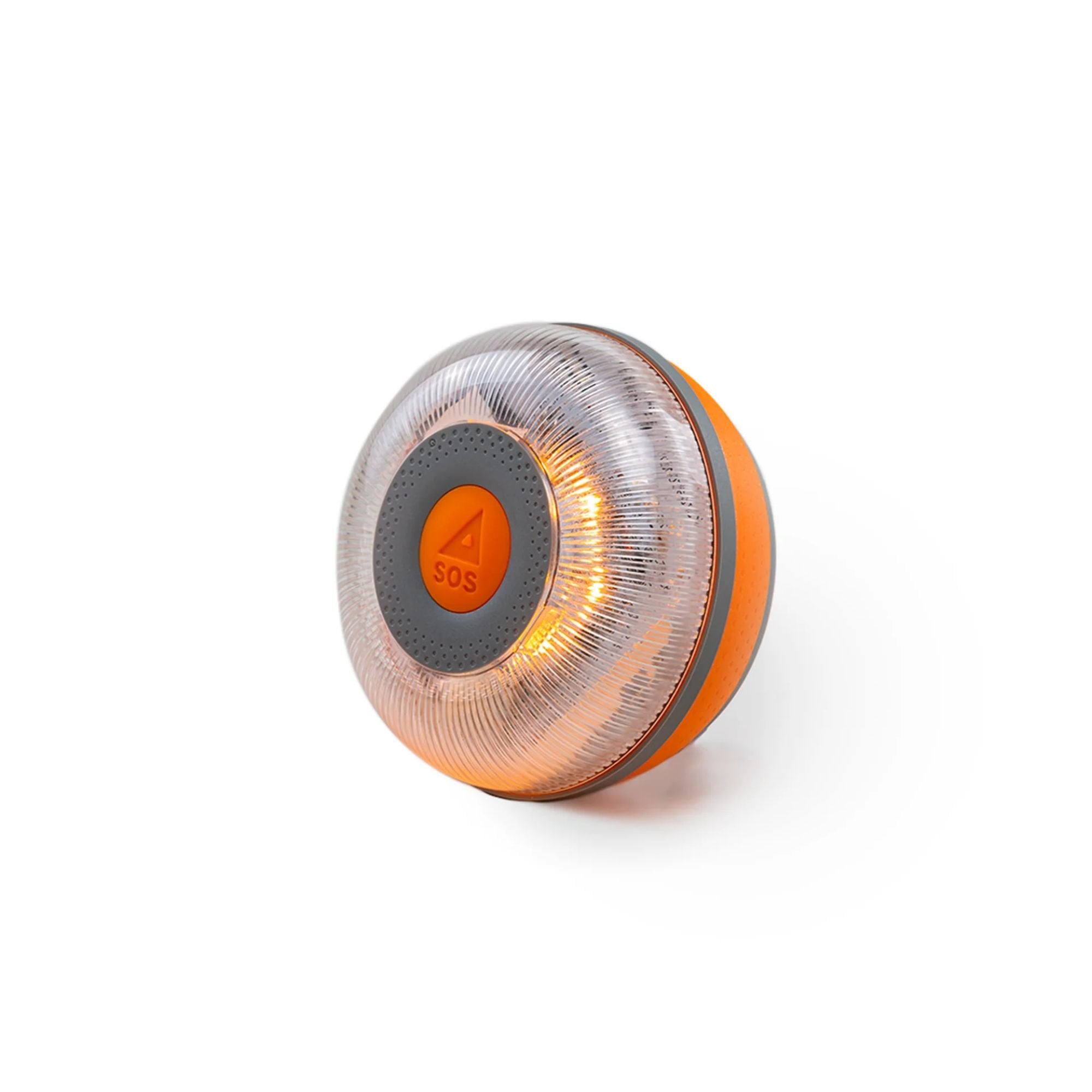 Luz De Emergencia Para Coche Flash Led Sos V16 Homologada Base Imantada Geolocalizable Funciona A Pilas