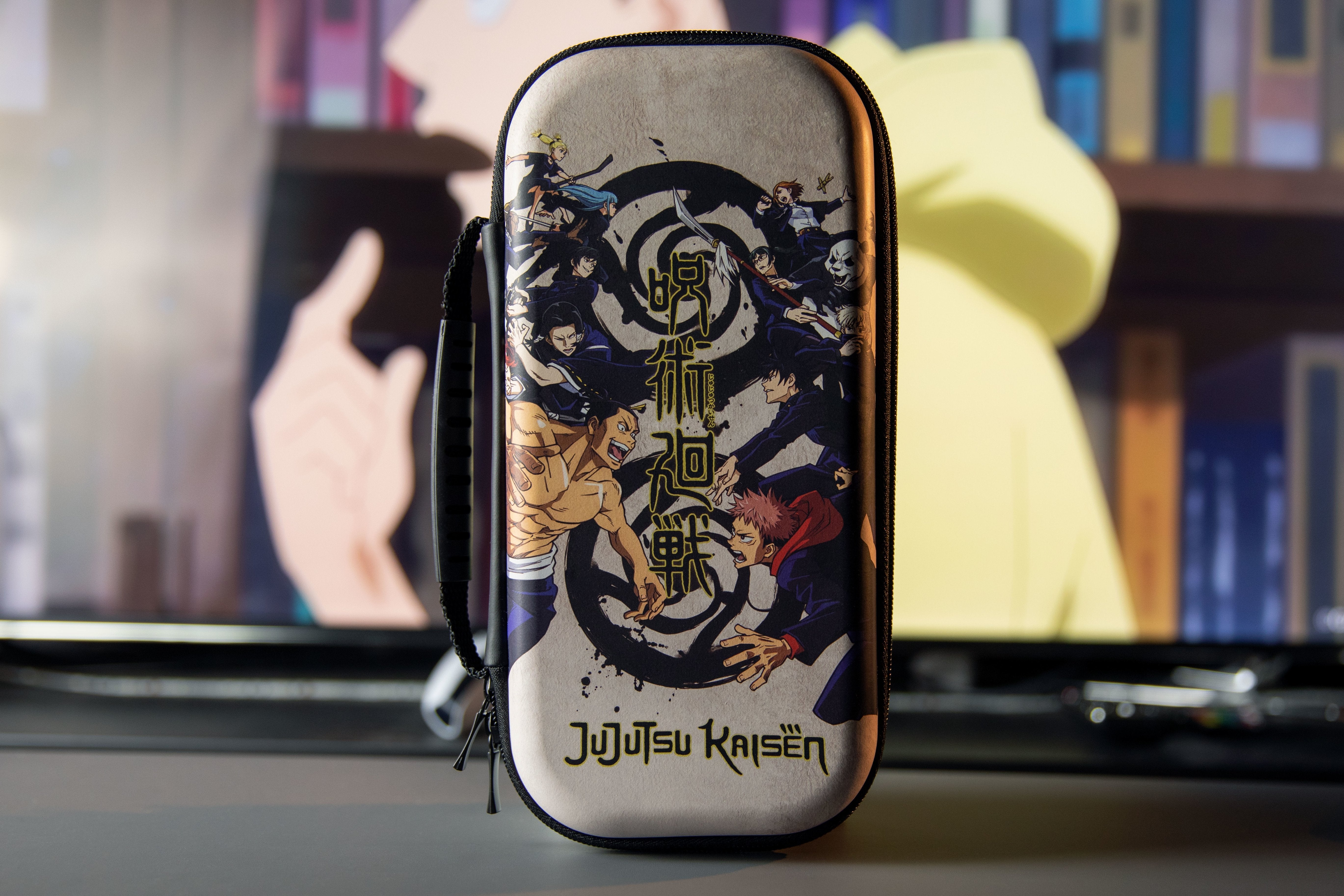 Funda Konix Switch Jujutsu Kaisen Compatible Con Switch Y Version Lite Red Para Amacenaje Color Blanco