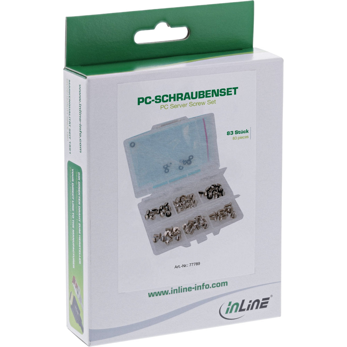 Juego De Tornillos Para Pc Inline 83 Uds.