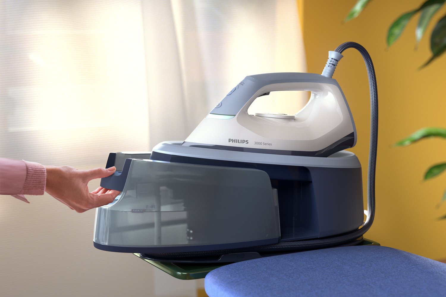 Centro De Planchado Philips Psg3000 20 Perfectcare, Azul Blanco