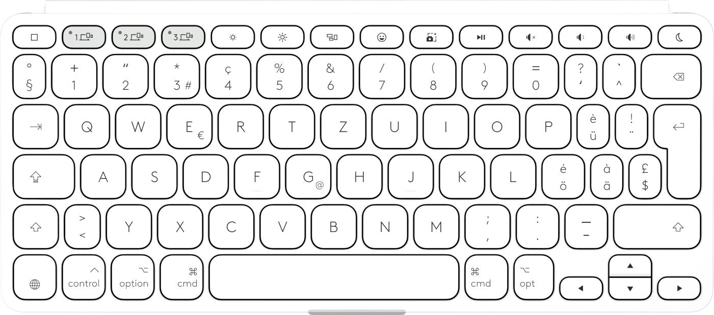 EAN 5099206125919 - Logitech 920-012965 teclado para móvil QWERTZ Alemán Bluetooth Blanco imagen 2