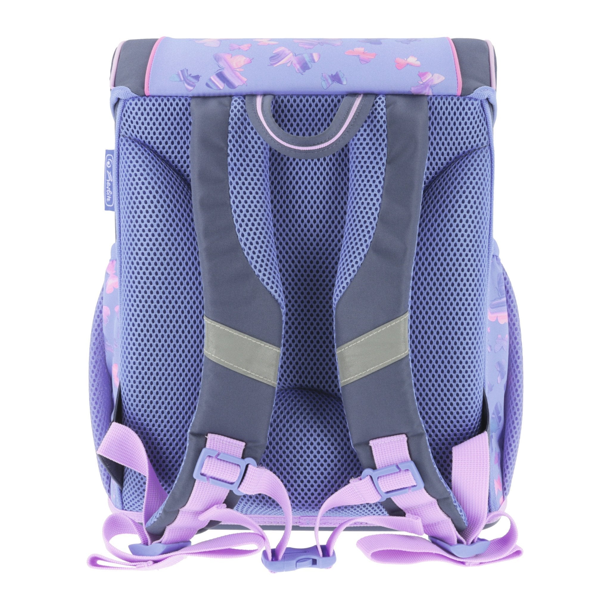 EAN 4008110370866 - Herlitz Loop Plus Butterfly Paradise juego de mochila escolar Chica Poliéster Lila, Rosa imagen 3