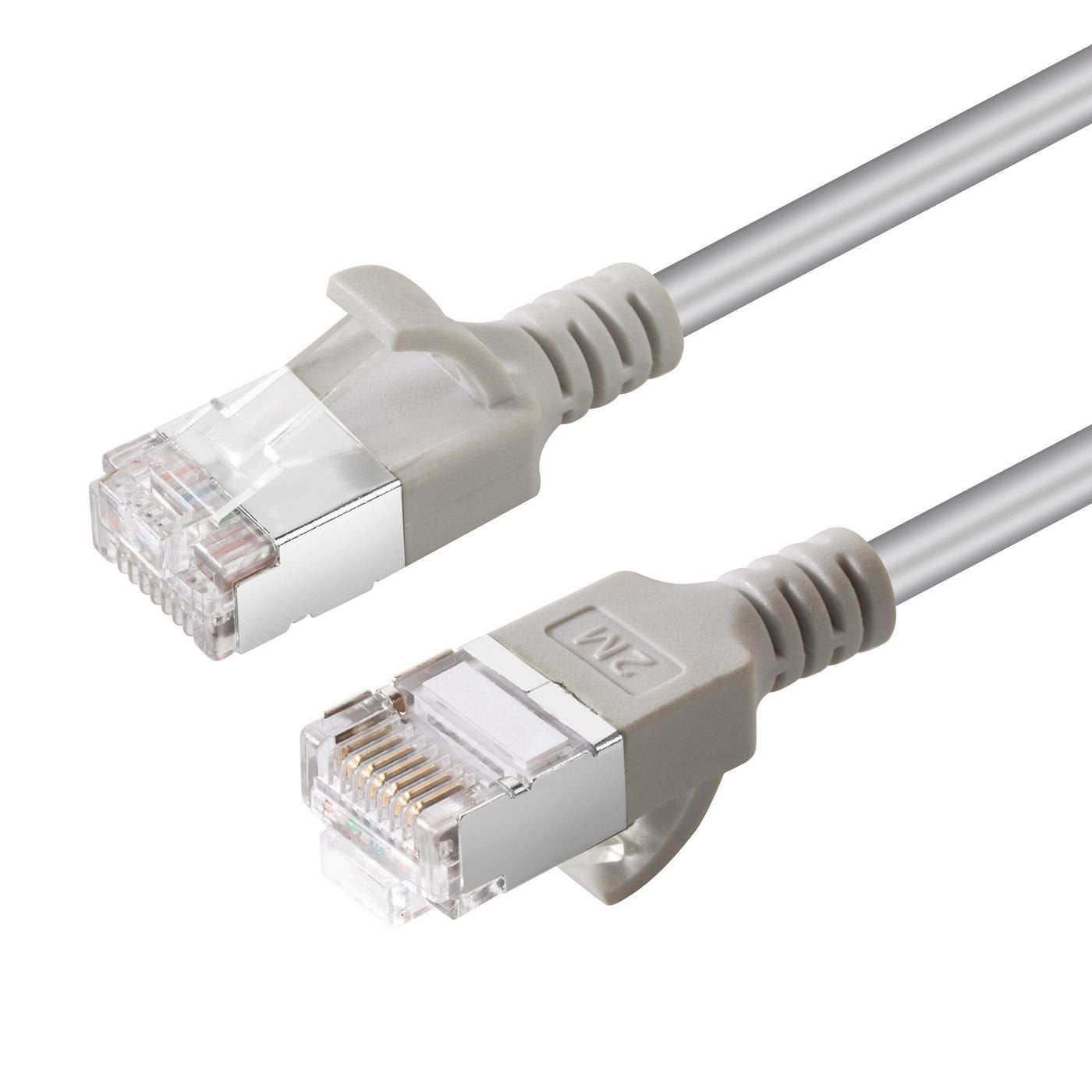 Cat6a U-Ftp Slim, Lszh, 0.15m Network Cable, Grey