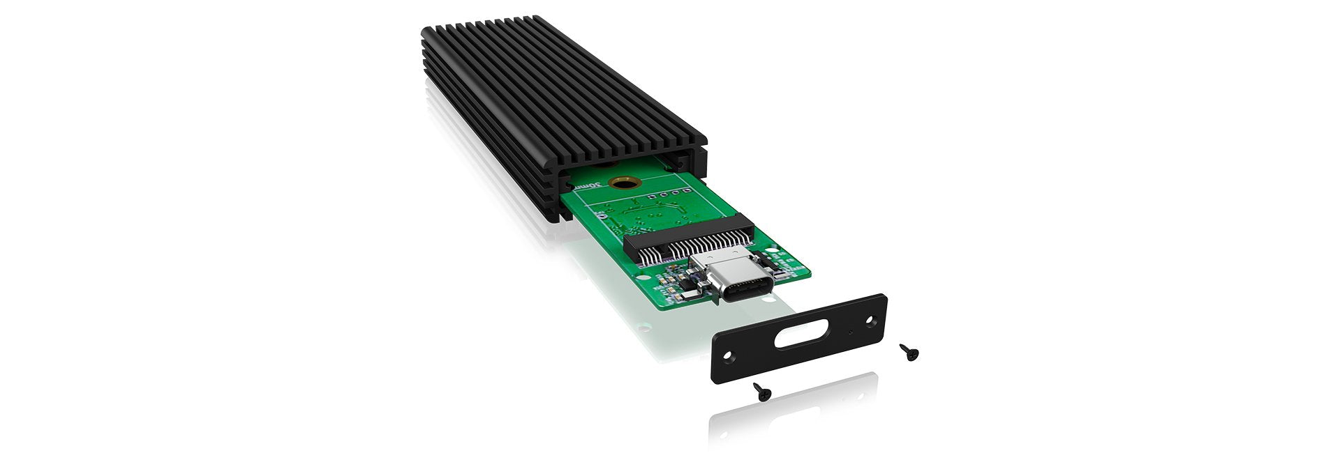 EAN 4250078168638 - ICY BOX IB-1816M-C31 Caja externa para unidad de estado sólido (SSD) Negro U.2 imagen 3