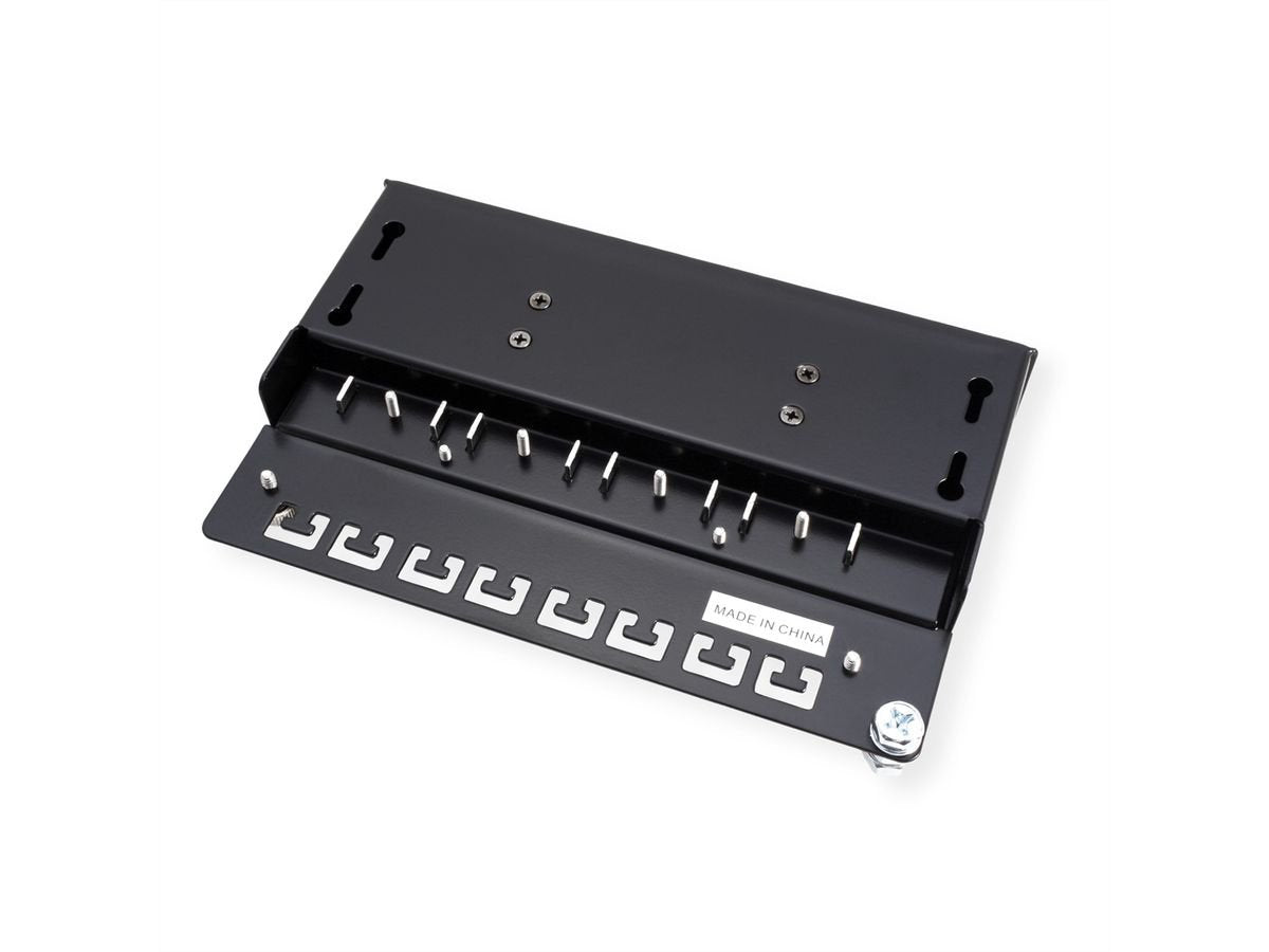 Roline Patchpanel 8 Ports Kat.5e Class D Geschirmt Schwarz