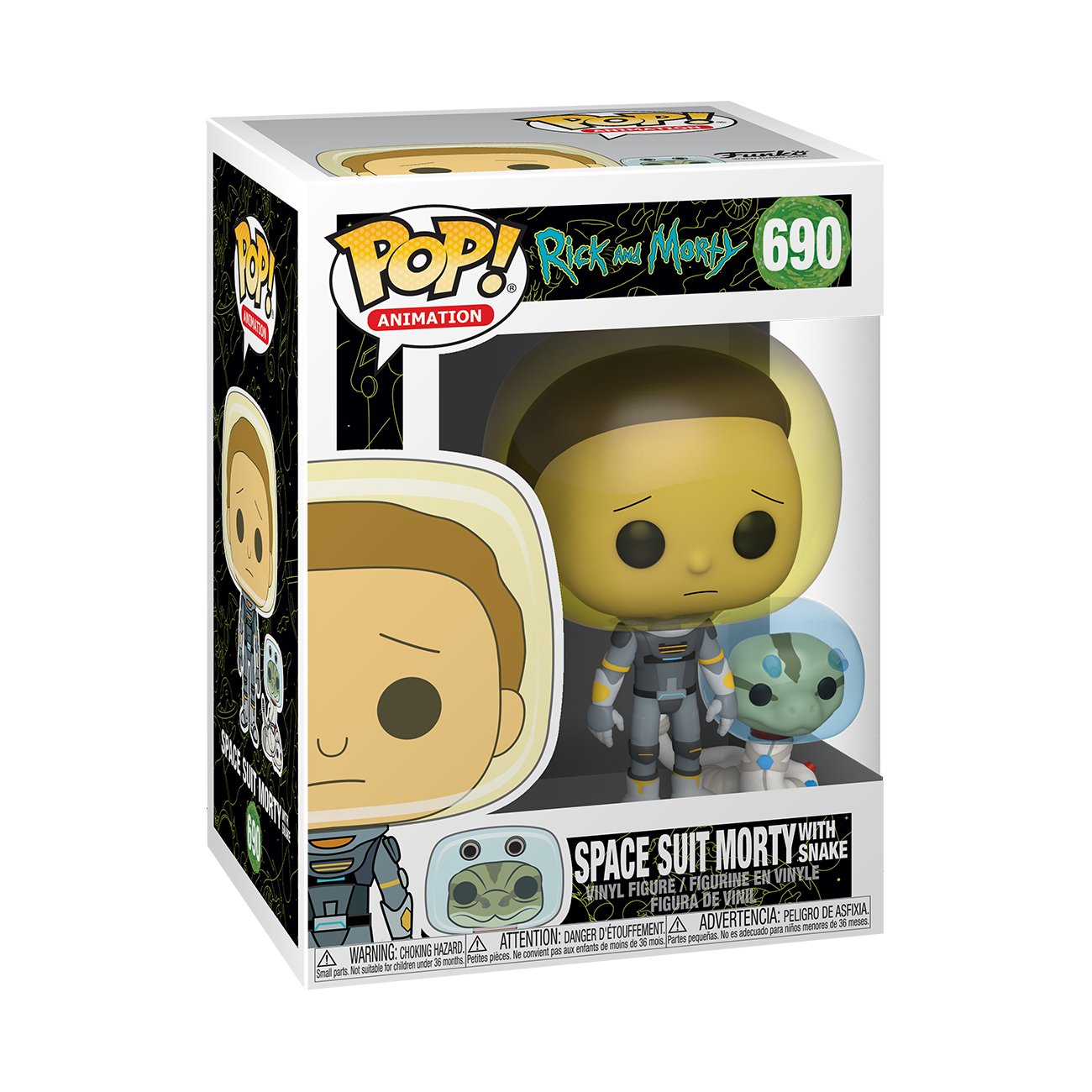 Figura Pop Rick & Morty Space Suit Morty With Snake