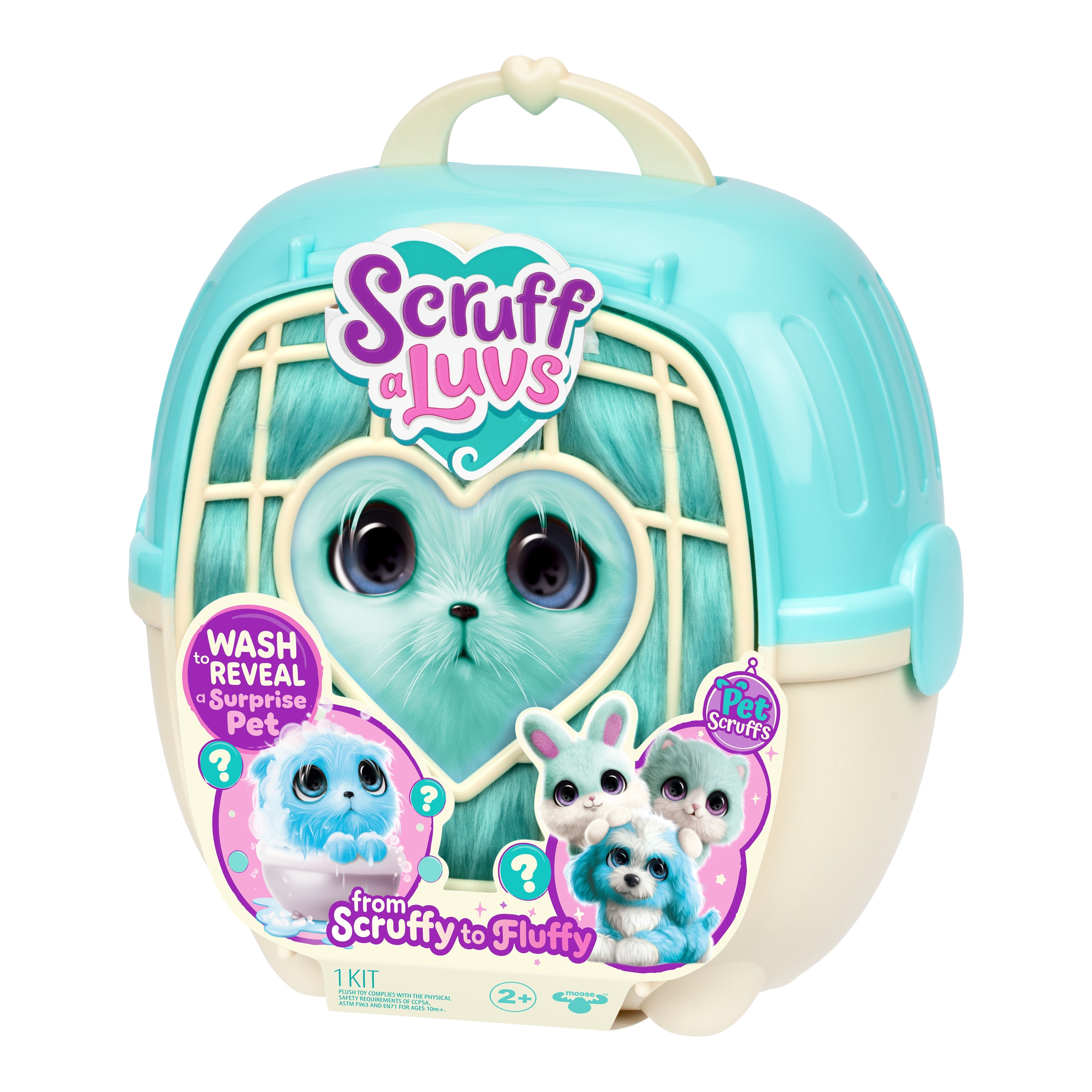 Moose Toys Ltd. Scruffaluvs - Pet Scruffs Einzelpack Azul (Sortierter Artikel) 30327