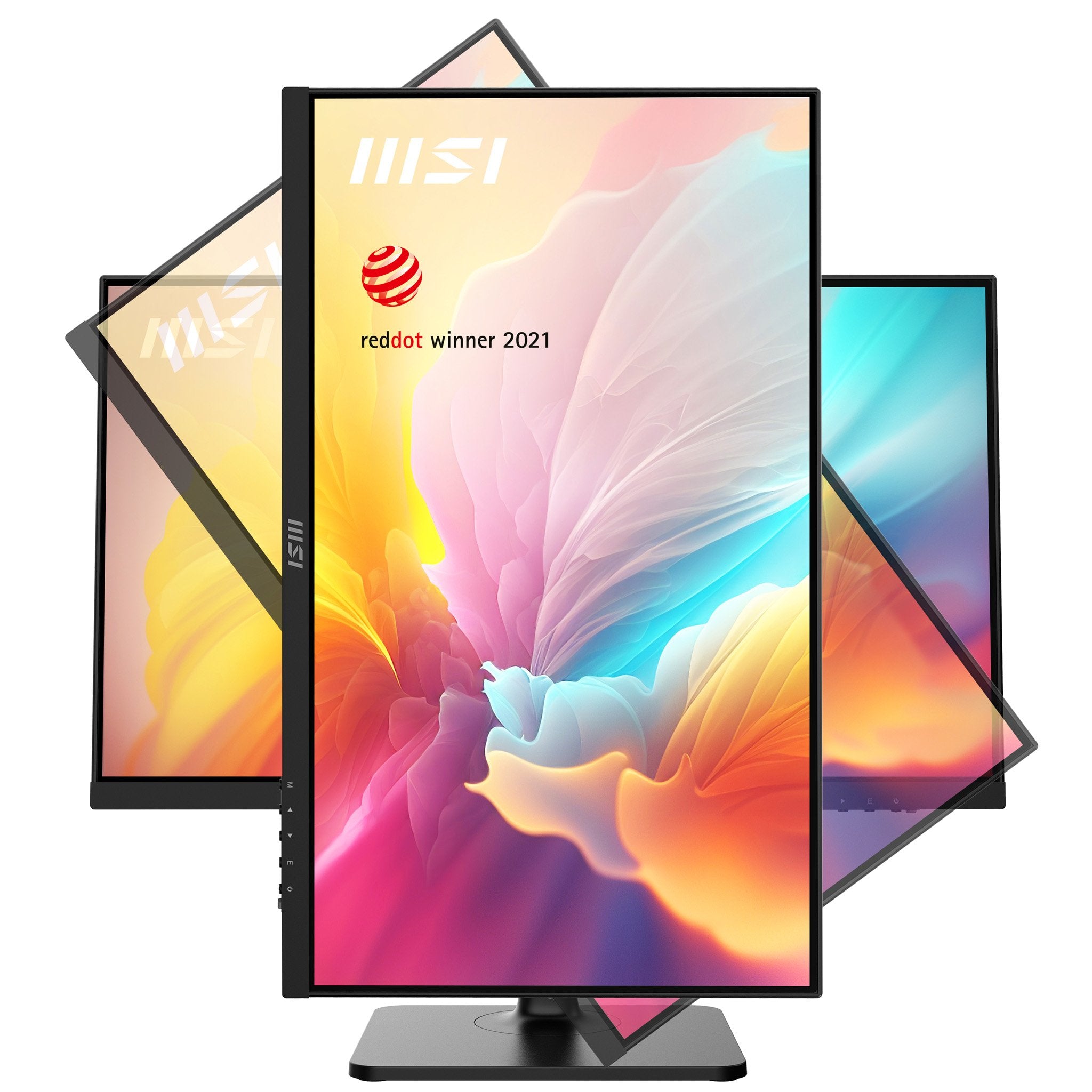 Msi Monitor Modern Md2412p. 23.8 (60cm). Plano. Ips. 1920x1080 (Fhd). 100hz. Negro