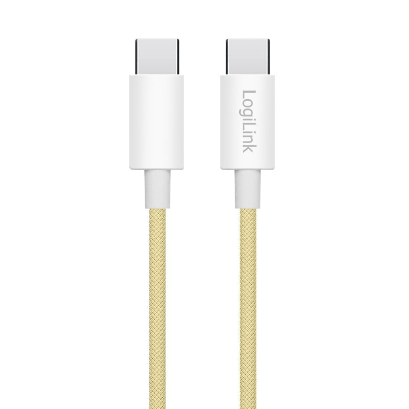 EAN 4052792078060 - LogiLink CU0349 cable USB USB 2.0 1 m USB C Amarillo imagen 2
