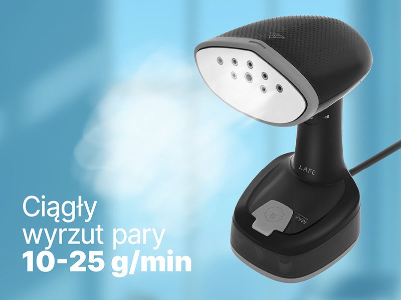 EAN 5907512875612 - Lafe EasySteam 1600 W Vaporizador manual de prendas 0,14 L Negro imagen 10