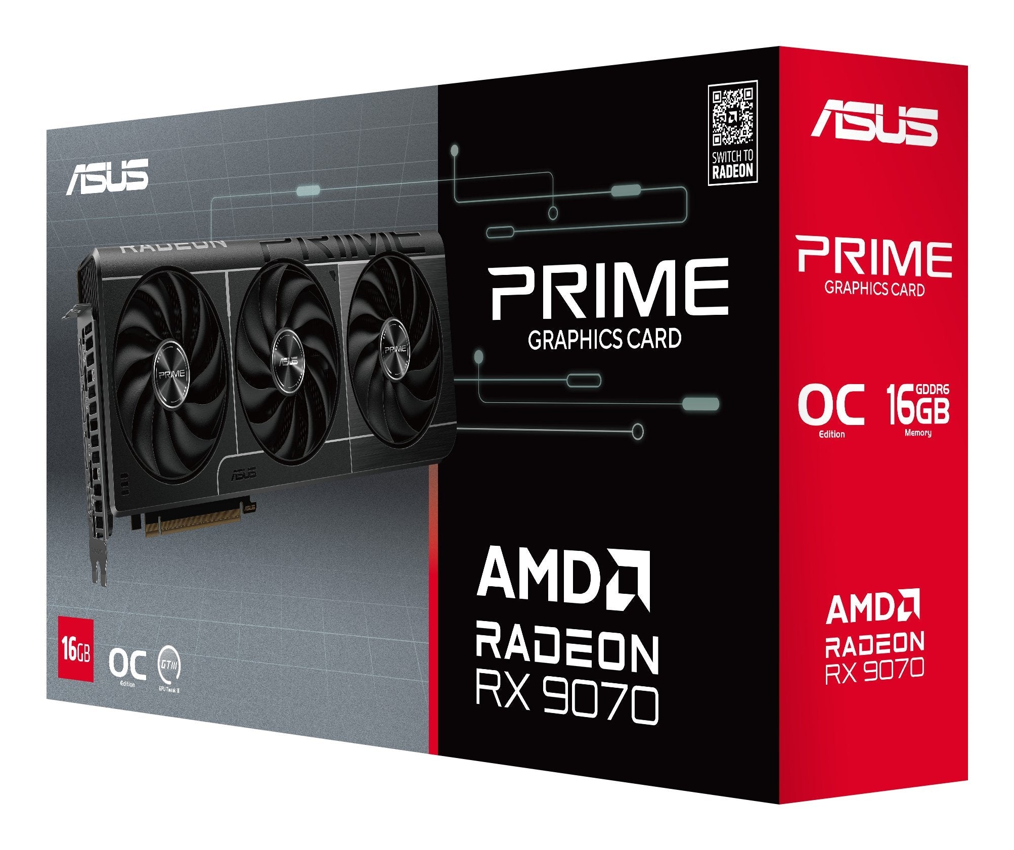 Vga Asus Radeon Rx 9070 16gb Prime Evo Oc