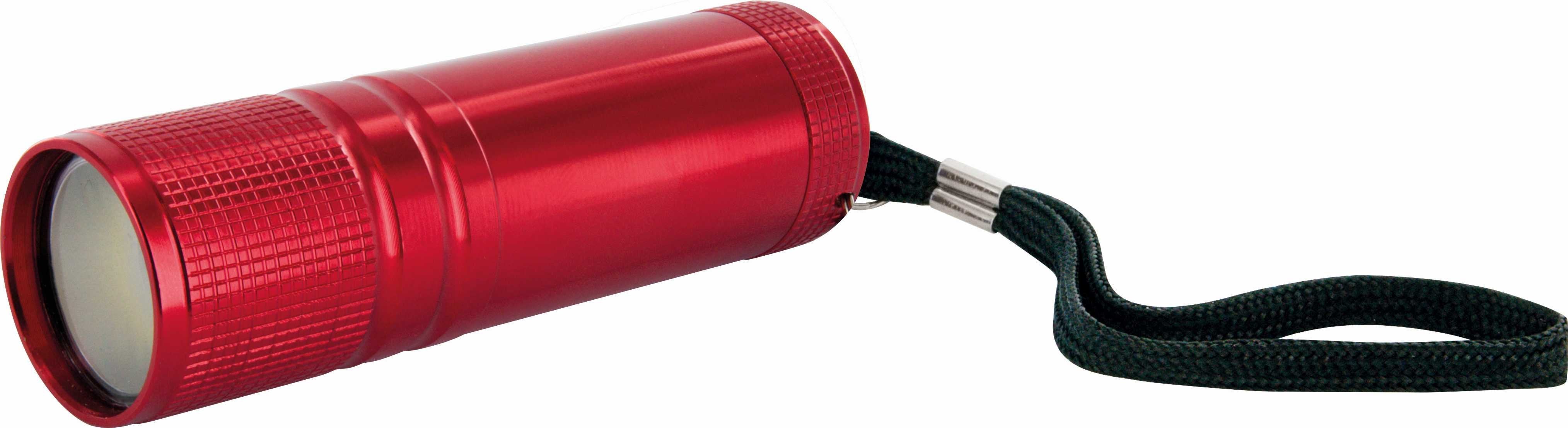 Mini Linterna Schwaiger Cob, 90 Lúmenes, Roja