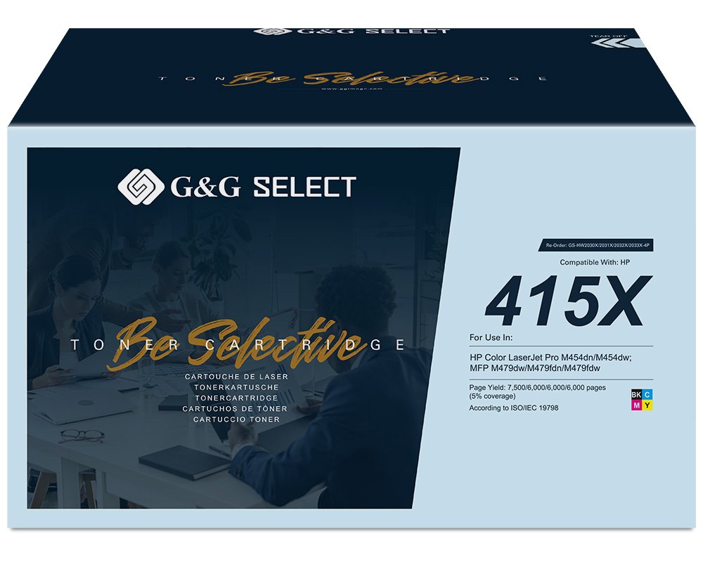 G&G Select Xl-Toner Ersetzen Hp 415x 4 Mück