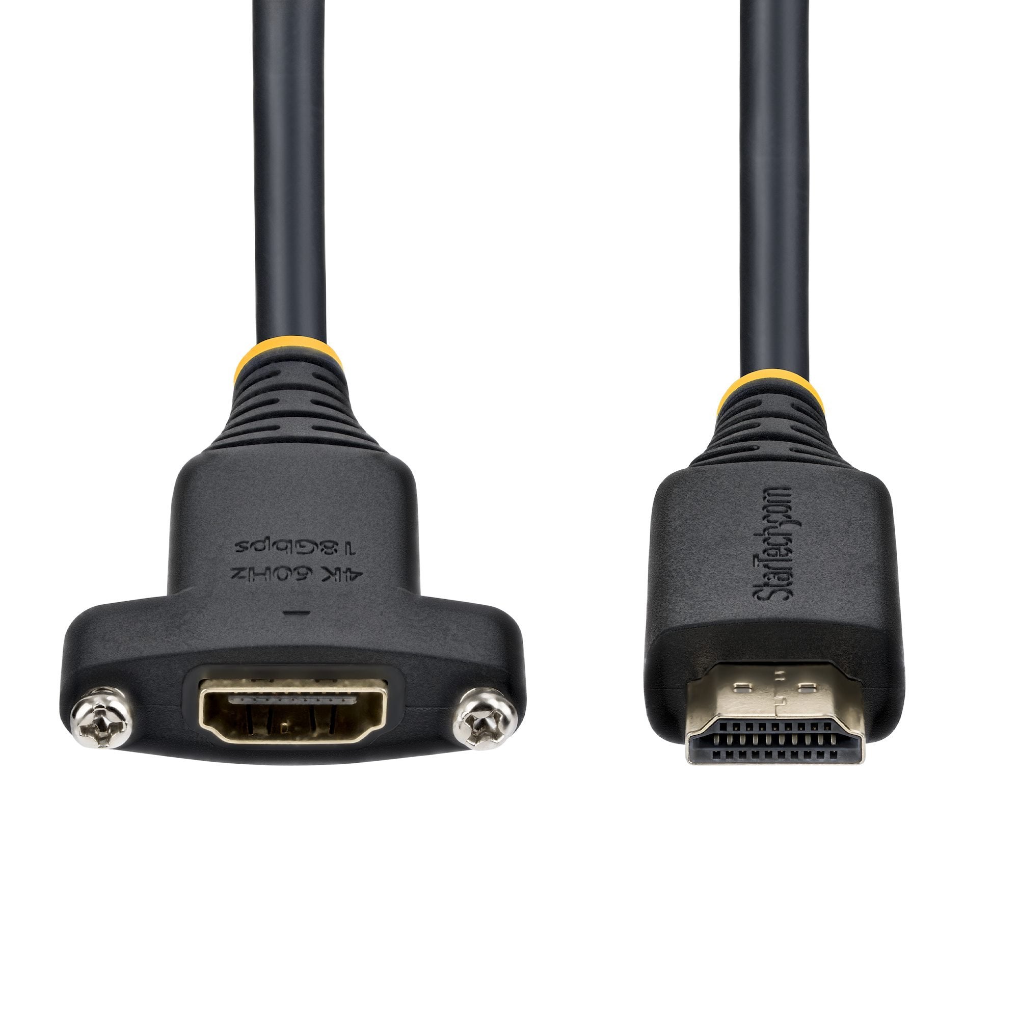 Startech.Com Startech - High Speed - Cable Alargador Hdmi Con Ethernet - Hdmi Macho A Hdmi Hembra - 2 M - Negro - Panelmontage, 1440p (Uwqhd)