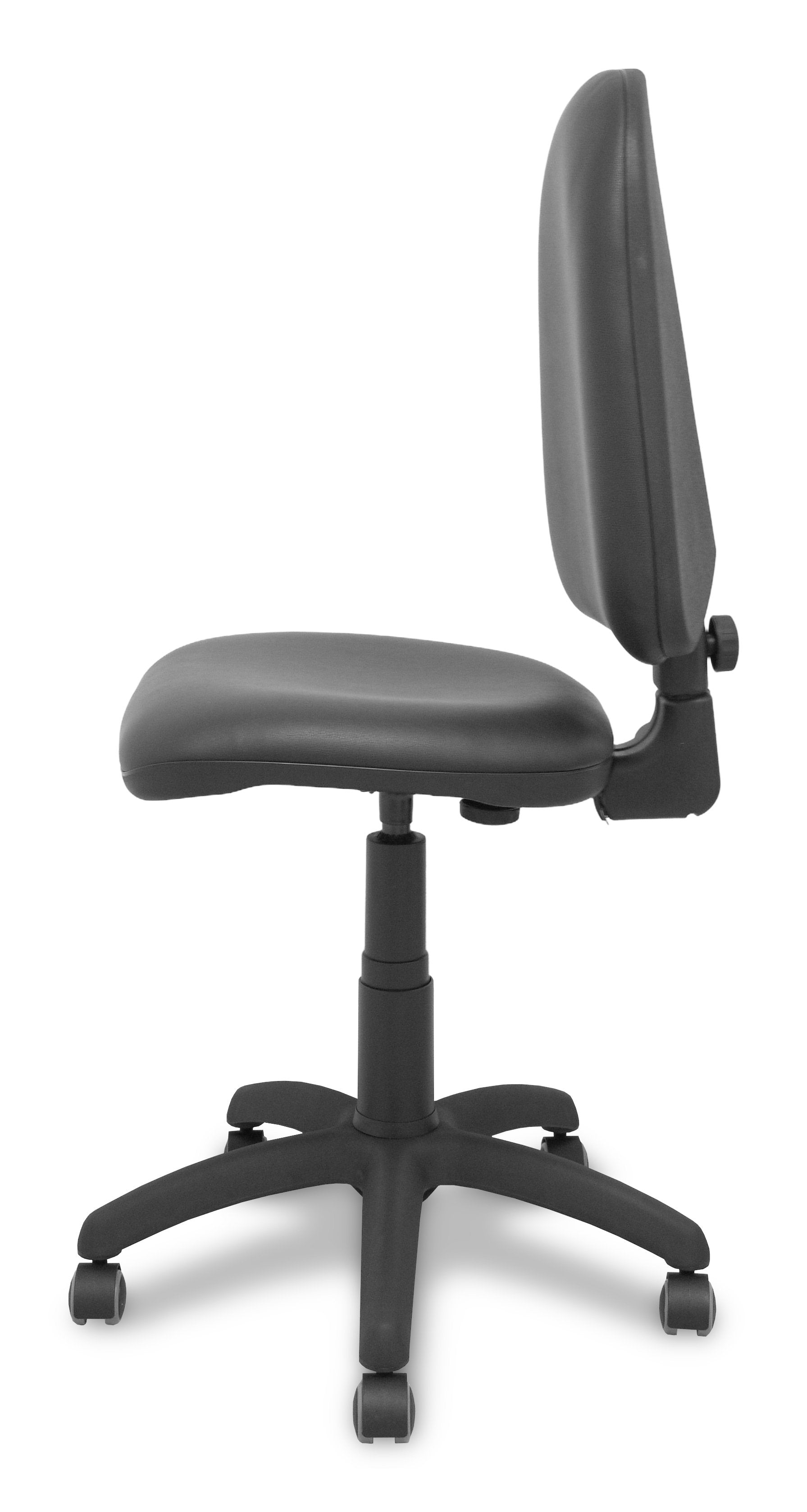 Silla Ayna Similpiel Negro Ruedas De Parque