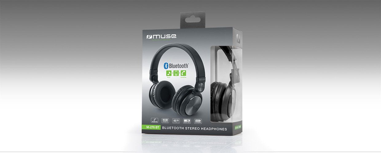 EAN 3700460205942 - Muse M-276BT auricular y casco Auriculares Inalámbrico y alámbrico Diadema Llamadas/Música Bluetooth Negr imagen 6