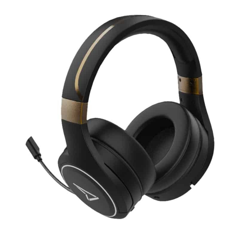 EAN 3760352735452 - Lexip Metaltech Auriculares Inalámbrico y alámbrico Diadema Juego Negro, Oro imagen 2
