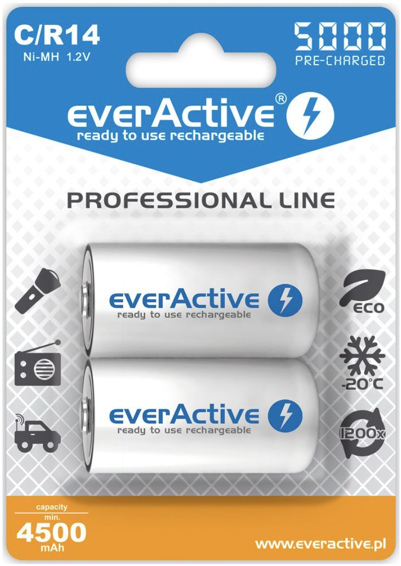 EAN 5902020523390 - Everactive EVHRL14-5000 pila doméstica Batería recargable Níquel-metal hidruro (NiMH) imagen 1