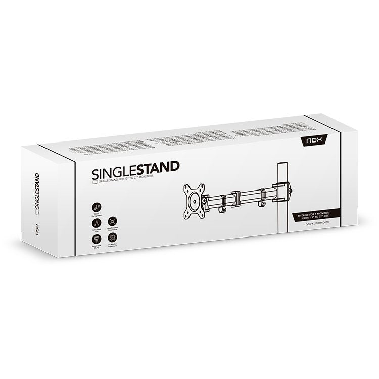 EAN 8436587972959 - NOX NXLITESNGLSTAND soporte para monitor 68,6 cm (27") Escritorio Negro imagen 7