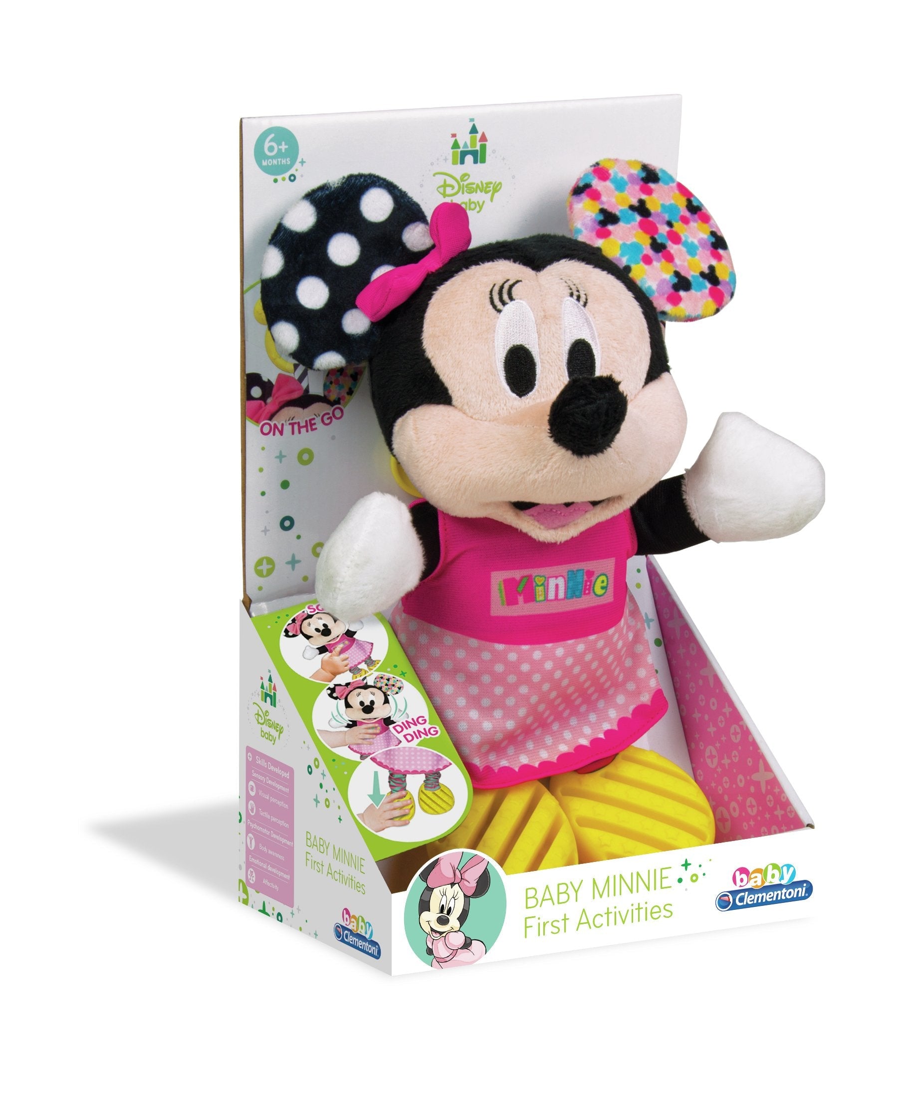Peluche Texturas Baby Minnie Disney
