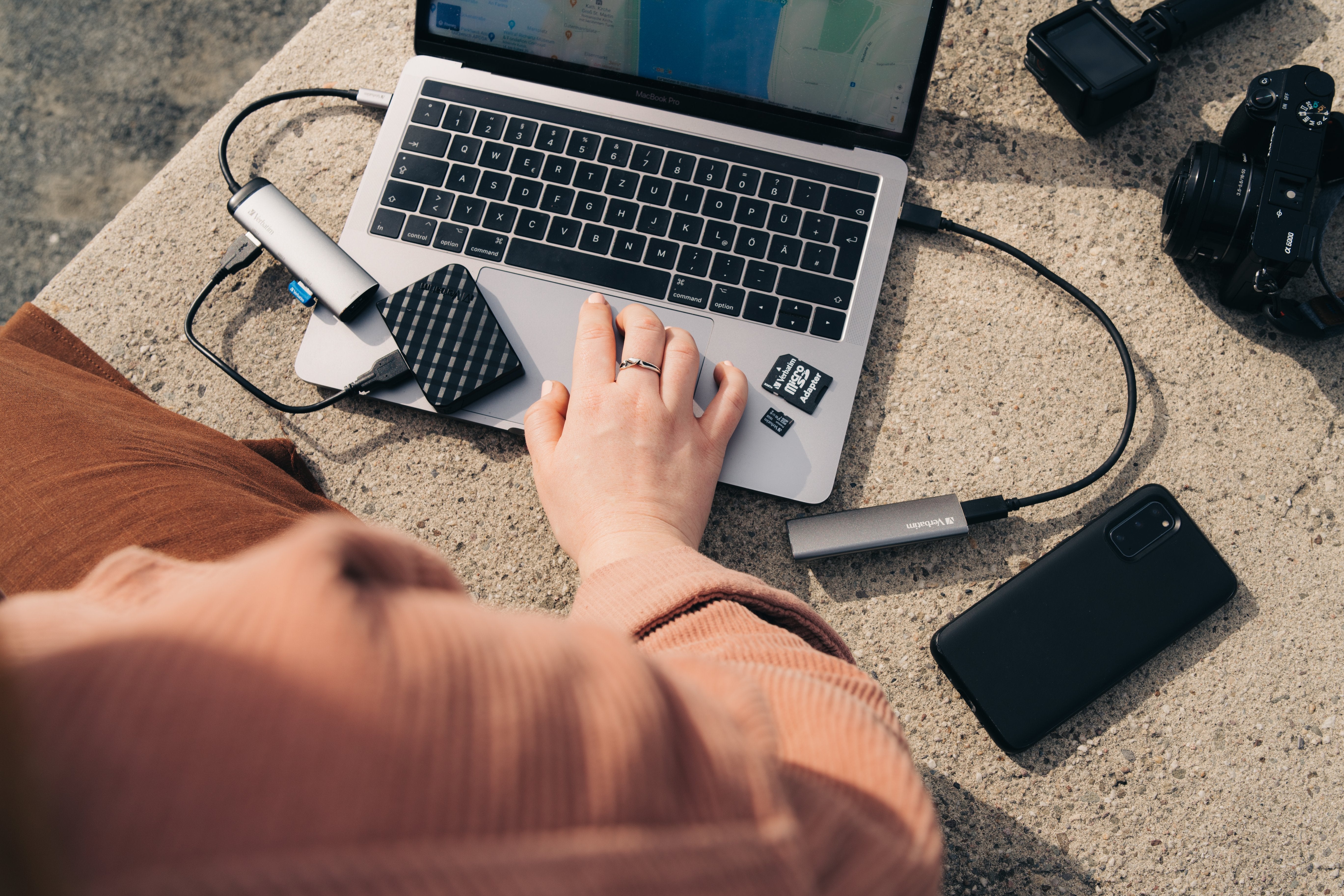 EAN 0023942491477 - Verbatim USB-C Multiport Hub USB 3.2 Gen 1 (3.1 Gen 1) Type-C 5000 Mbit/s Gris imagen 8