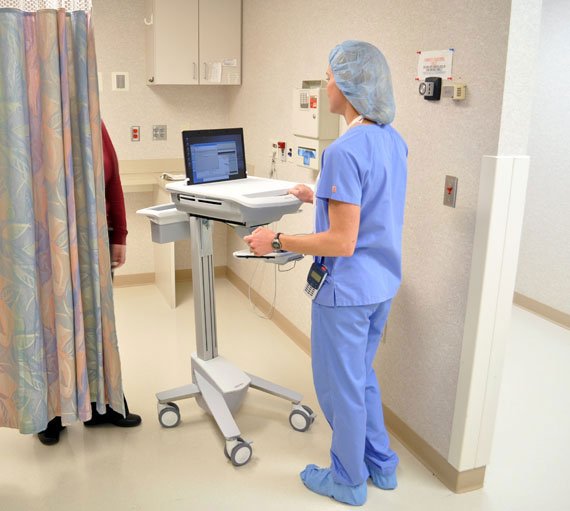 Ergotron Styleview Emr Laptop Cart