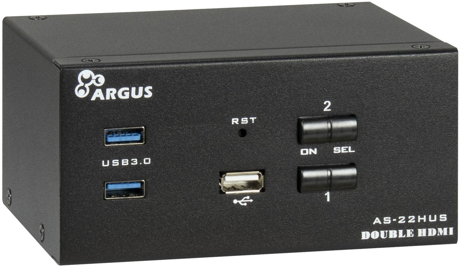 EAN 4260455649582 - Inter-Tech AS-22HUS interruptor KVM Negro imagen 1