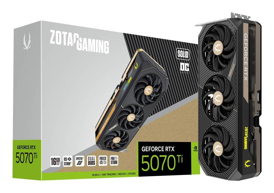 EAN 8886307700414 - Zotac GAMING GeForce RTX 5070 Ti SOLID OC NVIDIA 16 GB GDDR7 imagen 8