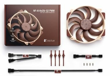 EAN 9010018100648 - Noctua NF-A14X25R G2 PWM sistema de refrigeración para ordenador Carcasa del ordenador Ventilador 14 cm imagen 4