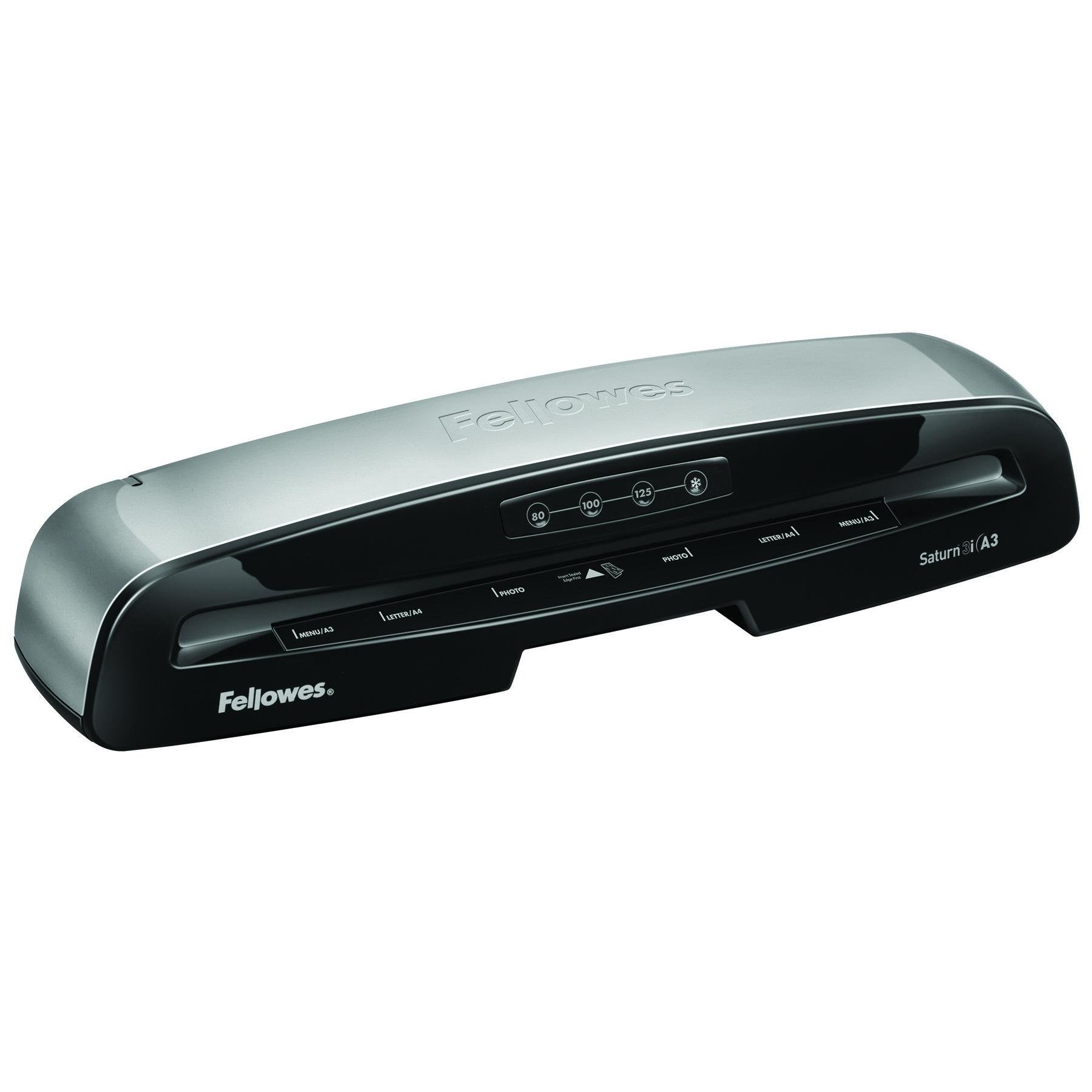 EAN 0043859679980 - Fellowes Saturn 3i Plastificadora en frío/caliente 300 mm/min Negro, Plata imagen 5
