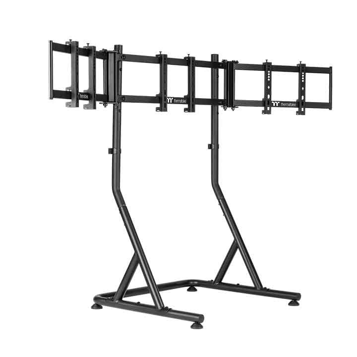 Soporte Para 3 Monitores De 32" Thermaltake Triple Racing Negro